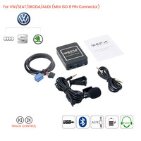 Wefatech  Interface Aux/Usb/Usb Charger/Bluetooth για εργοστασιακές πηγές Group Vag 8pin   WF.606.VW8