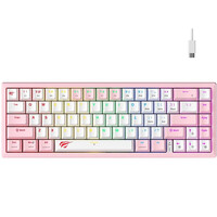 Havit Gaming Mechanical Keyboard 60% Pink (KB874L-PK) (HAVKB874L-PK)