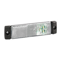 L9791.4 . ΦΩΣ ΘΕΣΕΩΣ ΦΟΡΤΗΓΟΥ 24V 3LED ΛΕΥΚΟ 130x30mm 1ΤΕΜ.