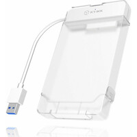 RaidSonic ICY BOX Θήκη για Σκληρό Δίσκο 2.5" SATA III με σύνδεση USB 3.0 σε Διάφανο χρώμα (IB-AC703-U3) (RSCIB-AC703-U3)