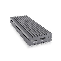 RaidSonic ICY BOX Θήκη για Σκληρό Δίσκο M.2 PCI Express NVME με σύνδεση USB 3.1 Type-C σε Γκρι χρώμα (IB-1817M-C31) (RSCIB-1817M-C31)