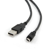 Gembird Ccp- USB2-am5p-6 Cable ( USB M - Mini USB M; 1 8m; Black) (CCP-USB2-AM5P-6) (GEMCCP-USB2-AM5P-6)