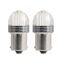 02953/AM . ΛΑΜΠΑΚΙΑ LED P21W 12V 6.000K 500lm 9SMD x 2835 LED ΜΟΝΟΠΟΛΙΚΑ AMIO - 2ΤΕΜ.