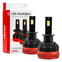 02978/AM . ΛΑΜΠΕΣ LED H3 10-16V 90W 6.500K 9900lm CAN BUS (ME ΑΝΕΜΙΣΤΗΡΑΚΙ) X3 SERIES AMIO - 2ΤΕΜ.