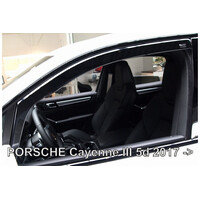 ΑΝΕΜ.26307 . PORSCHE CAYENNE 5D 2017+  ΖΕΥΓΑΡΙ ΑΝΕΜΟΘΡΑΥΣΤΕΣ ΑΠΟ ΕΥΚΑΜΠΤΟ ΦΙΜΕ ΠΛΑΣΤΙΚΟ HEKO - 2 ΤΕΜ.