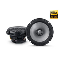 Alpine R2-S65C Next-Generation 6-1/2 (16.5cm) COAXIAL 2-WAY R-SERIES SPEAKERS - Peak Power:300 Watt