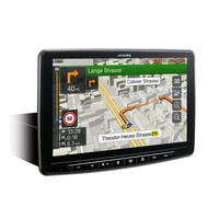 Alpine INE-F904D 1DIN Chassis – 9-inch Touch Screen, built-in Navigation
