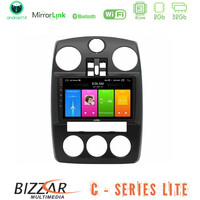 Bizzar c Series Lite 4core Android14 2+32gb  Chrysler pt-Cruiser 2000-2005 Navigation Multimedia Tablet 9" u-c-Ch1575