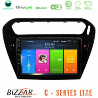 Bizzar c Series Lite 4core Android14 2+32gb  Citroen c-Elysee / Peugeot 301 Navigation Multimedia Tablet 9"   (Μαύρο)) u-c-Ct0070bl