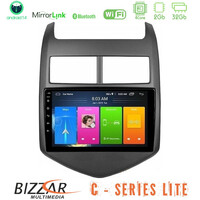 Bizzar c Series Lite 4core Android14 2+32gb  Chevrolet Aveo 2011-2017 Navigation Multimedia Tablet 9" u-c-Cv0243