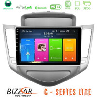 Bizzar c Series Lite 4core Android14 2+32gb  Chevrolet Cruze 2009-2012 Navigation Multimedia Tablet 9" u-c-Cv036n