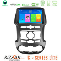 Bizzar c Series Lite 4core Android14 2+32gb  Ford Ranger 2012-2016 Navigation Multimedia Tablet 9" u-c-Fd0902