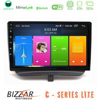 Bizzar c Series Lite 4core Android14 2+32gb  Ford Courier 2015-2023 Navigation Multimedia Tablet 9" u-c-Fd1794