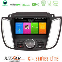 Bizzar c Series Lite 4core Android14 2+32gb  Ford Kuga/c-max 2013-2019 Navigation Multimedia Tablet 9" u-c-Fd2025