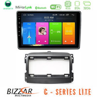 Bizzar c Series Lite 4core Android14 2+32gb  Fiat 500l Navigation Multimedia Tablet 10" u-c-Ft410