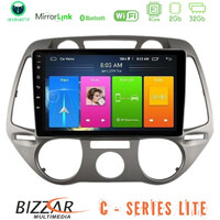 Bizzar c Series Lite 4core Android14 2+32gb  Hyundai i20 2009-2012 Manual a/c Navigation Multimedia Tablet 9" u-c-Hy0709m