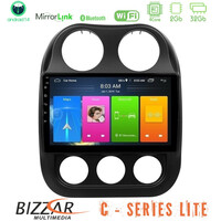 Bizzar c Series Lite 4core Android14 2+32gb  Jeep Compass 2012-2016 Navigation Multimedia Tablet 9" u-c-Jp0076