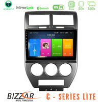 Bizzar c Series Lite 4core Android14 2+32gb  Jeep Compass/patriot 2007-2008 Navigation Multimedia Tablet 10" u-c-Jp1023