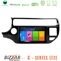 Bizzar c Series Lite 4core Android14 2+32gb  kia rio 2015-2017 Navigation Multimedia Tablet 9" u-c-Ki0553