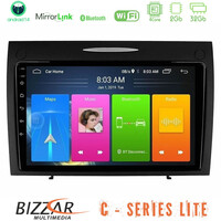 Bizzar c Series Lite 4core Android14 2+32gb  Mercedes slk Class Navigation Multimedia Tablet 9" u-c-Mb0804