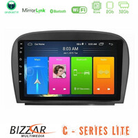 Bizzar c Series Lite 4core Android14 2+32gb  Mercedes sl Class 2005-2011 Navigation Multimedia Tablet 9" u-c-Mb0479