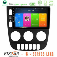 Bizzar c Series Lite 4core Android14 2+32gb  Mercedes ml Class 1998-2005 Navigation Multimedia Tablet 9" u-c-Mb1418