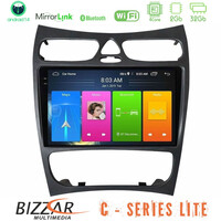 Bizzar c Series Lite 4core Android14 2+32gb  Mercedes clk Class W209 2000-2004 Navigation Multimedia Tablet 9" u-c-Mb1452