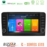 Bizzar c Series Lite 4core Android14 2+32gb  Mercedes Ml/gl Class W164 2006-2011 Navigation Multimedia Tablet 9"    (Oem Look) u-c-Mb1851