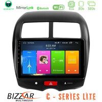 Bizzar c Series Lite 4core Android14 2+32gb  Mitsubishi asx Navigation Multimedia Tablet 10" u-c-Mt0075