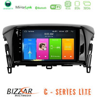 Bizzar c Series Lite 4core Android14 2+32gb  Mitsubishi Eclipse Cross Navigation Multimedia Tablet 9" u-c-Mt2021