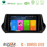 Bizzar c Series Lite 4core Android14 2+32gb  Peugeot 208 2019-2023 Navigation Multimedia Tablet 9" u-c-Pg1071