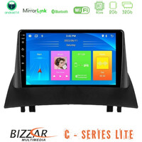 Bizzar c Series Lite 4core Android14 2+32gb  Renault Megane 2 2002-2008 Navigation Multimedia Tablet 9" u-c-Rn0717