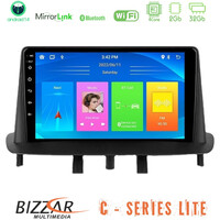 Bizzar c Series Lite 4core Android14 2+32gb  Renault Megane 3 2009-2013 Navigation Multimedia Tablet 9" u-c-Rn0718