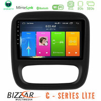 Bizzar c Series Lite 4core Android14 2+32gb  Renault/nissan/opel/fiat Navigation Multimedia Tablet 9" u-c-Rn1102
