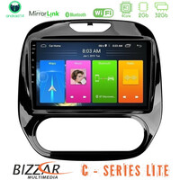 Bizzar c Series Lite 4core Android14 2+32gb  Renault Captur 2013-2019 (Manual ac) Navigation Multimedia Tablet 9" u-c-Rn748m