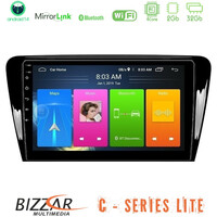 Bizzar c Series Lite 4core Android14 2+32gb  Skoda Octavia 7 Navigation Multimedia Tablet 10" u-c-Sk007