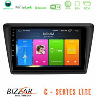 Bizzar c Series Lite 4core Android14 2+32gb  Skoda Rapid 2013-2017 Navigation Multimedia Tablet 9" u-c-Sk1067