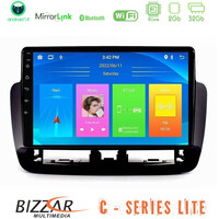 Bizzar c Series Lite 4core Android14 2+32gb  Seat Ibiza 2012-2015 Navigation Multimedia Tablet 9"   (Piano Black) u-c-St1832bl