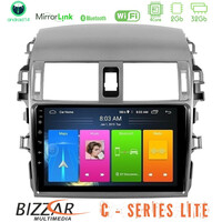 Bizzar c Series Lite 4core Android14 2+32gb  Toyota Corolla 2008-2010 Navigation Multimedia Tablet 9" u-c-Ty0144