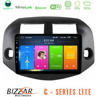 Bizzar c Series Lite 4core Android14 2+32gb  Toyota Rav4 2006-2012 Navigation Multimedia Tablet 10" u-c-Ty0165