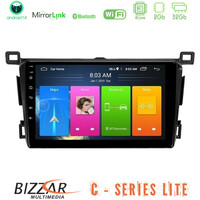 Bizzar c Series Lite 4core Android14 2+32gb  Toyota Rav4 2013-2018 Navigation Multimedia Tablet 9" u-c-Ty0435