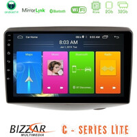 Bizzar c Series Lite 4core Android14 2+32gb  Toyota Yaris 1999 - 2006 Navigation Multimedia Tablet 9" u-c-Ty1047