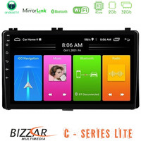 Bizzar c Series Lite 4core Android14 2+32gb  Toyota Corolla/auris 2017-2019  Navigat-ion Multimedia Tablet 9" u-c-Ty1106