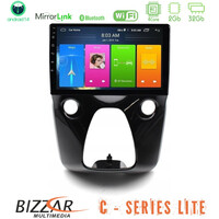 Bizzar c Series Lite 4core Android14 2+32gb  Toyota Aygo | Citroen c1 | Peugeot 108 Navigation Multimedia 10" u-c-Ty1560