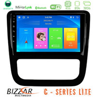 Bizzar c Series Lite 4core Android14 2+32gb  vw Scirocco 2008-2014 Navigation Multimedia Tablet 9" (Μαύρο Γυαλιστερό) u-c-Vw0057bl