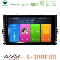 Bizzar c Series Lite 4core Android14 2+32gb  vw mqb 2017-> Navigation Multimedia Tablet 9" u-c-Vw0333