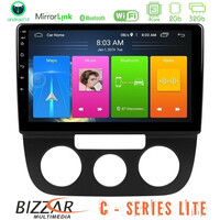 Bizzar c Series Lite 4core Android14 2+32gb  vw Jetta Navigation Multimedia Tablet 10" u-c-Vw0393