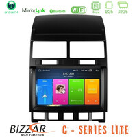 Bizzar c Series Lite 4core Android14 2+32gb  vw Touareg 2002 – 2010 Navigation Multimedia Tablet 9" u-c-Vw0849