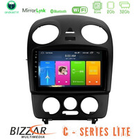 Bizzar c Series Lite 4core Android14 2+32gb  vw Beetle Navigation Multimedia Tablet 9" u-c-Vw1059