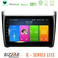 Bizzar c Series Lite 4core Android14 2+32gb  vw Polo Navigation Multimedia Tablet 9" u-c-Vw6901pb